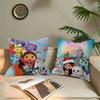 Funny Gabbys Dollhouse Cushion Cover Car Throw Pillow Case For Sofa Car Christmas Gift 40x40cm 45x45cm