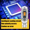 2PCS T10 LED W5W Super bright Plastic Shell smd Car Interior Light Read Dome Trunk Door License Plate Wedge Lamp 12V White Style