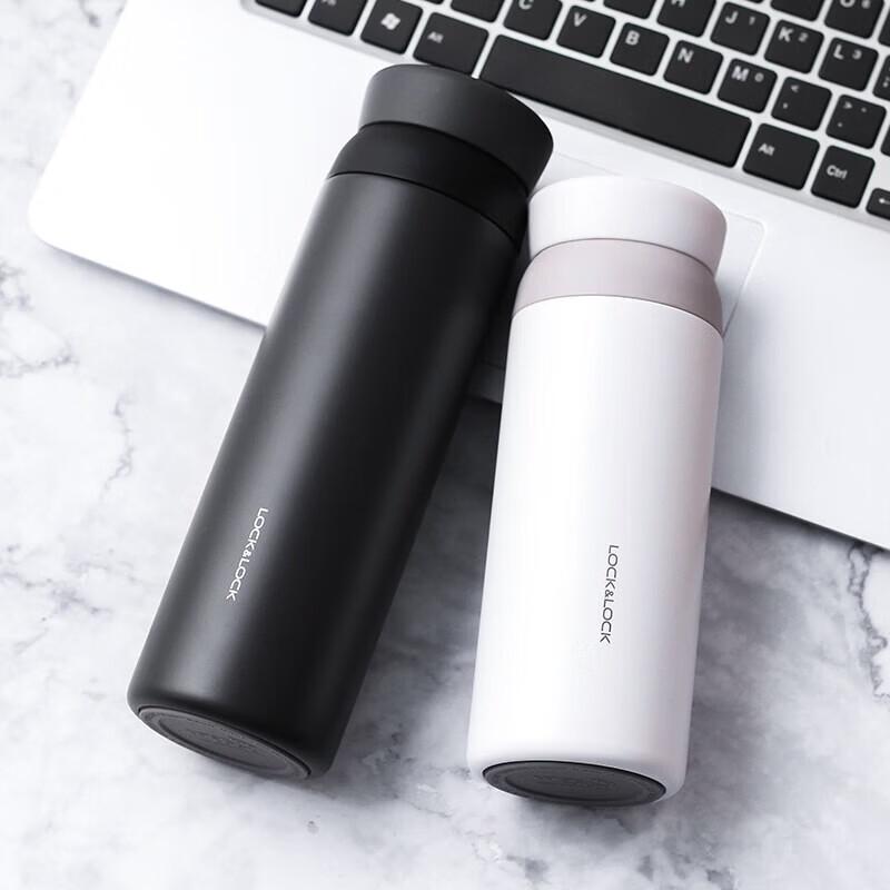LOCK&LOCK Aspiration 450ml Stainless Steel Insulated Mug