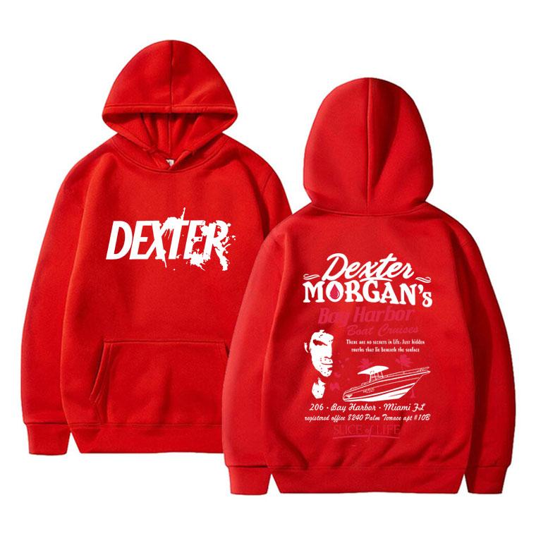 TV Play Dexter Morgan Graphic Hoodie Man Fashion Oversized Streetwear Men Women Casual Vintage Fleece Cotton Hooded Sweatshirt