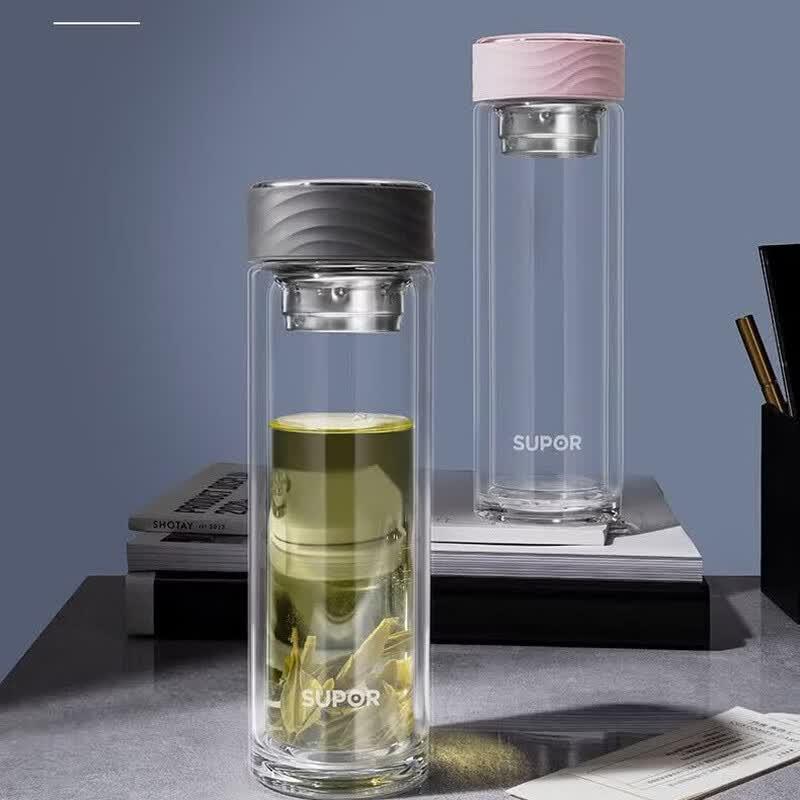 Supor Qin Series Double-Layer Heat-Resistant Glass Cup