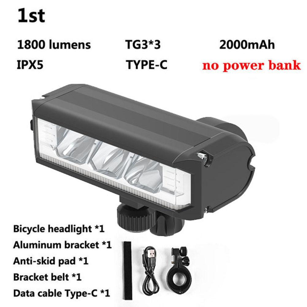 

Bicycle Front Light Super Bright Rechargeable Waterproof Led Flashlight Bike Night Riding Front Light EPS610 #1