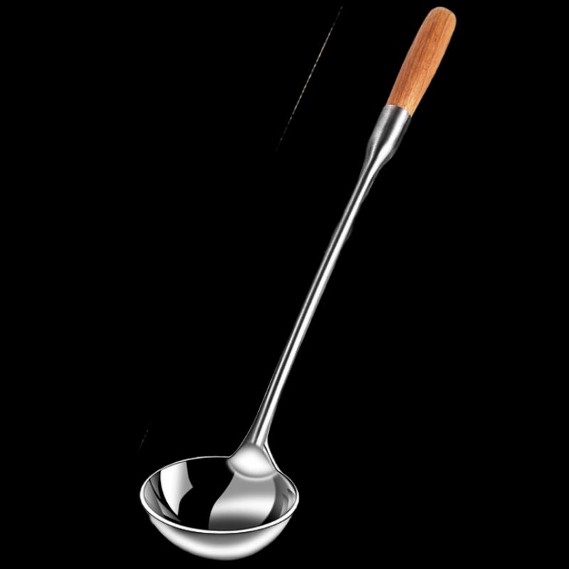 Diren Stainless Steel Commercial Chef's Wok Spatula & Soup Ladle