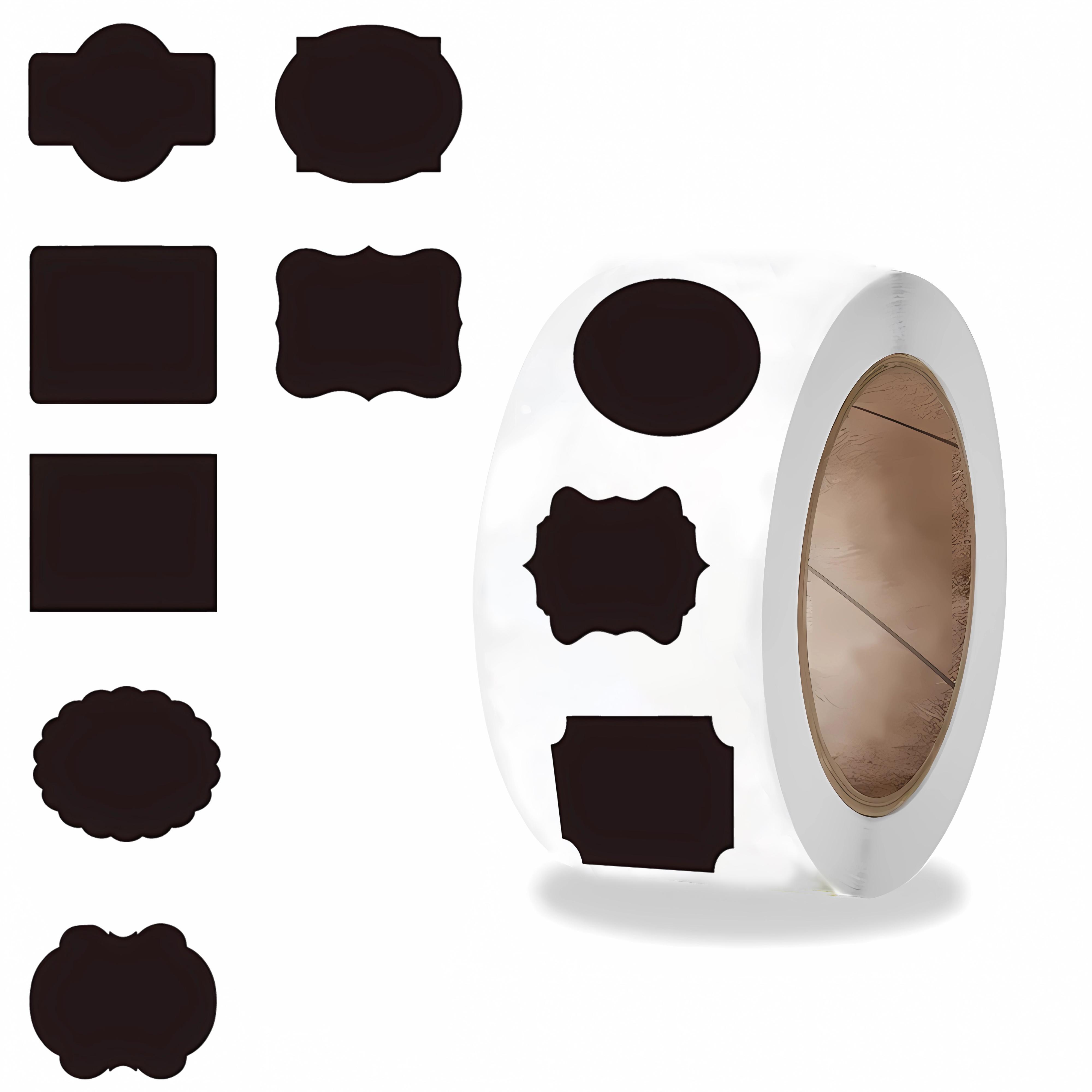 

500PCS Black Label Name Stickers Laptop Luggage Retro Graffiti Personalized Gift Skateboard wholesale Living Room Sticker