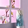 3D Cylinder Candle Mold for Making Candle Soap Plaster Ornament Silicone Resin Casting Molds DIY Craft Non-stick Mould
