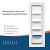 RVs Boat Ventilation Grille Weather Resistant Louvered Boat Air Vent Cover Universal for Campers Trailers Quick Install