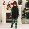 Christmas Family Matching Pajama Set, Neck Long Sleeve and Pants Loungewear Set for Holiday
