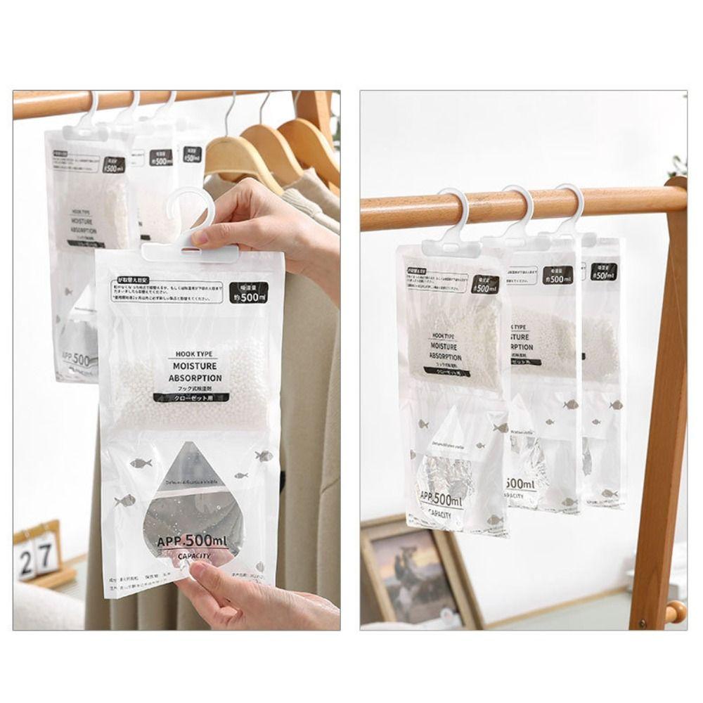 Household Moisture Absorber Odor Reducing Dehumidification Bag Practical Moisture Absorption Bag