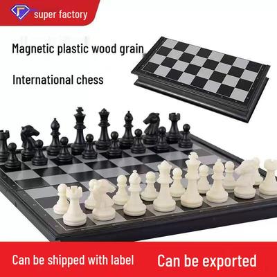Magnetic Folding International Chess Set for Kids and Adults