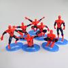 7Pcs/Set Super Heroes Spiderman Dolls Action Figure Statue Table Cake Decor