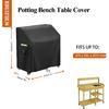 Outdoor Garden Potting Bench Table Cover,Garden Potting Bench Table Cover, Waterproof,UV Resistant (47" X 20" X 47")