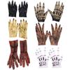 Simulated Werewolf Vinyl Gloves Werewolf Makeup Party Props Prank Halloween Cosplay Gloves  Party