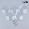 5 Pcs Flying Stems 60Mm Flying Bases For Miniature Wargames Table Games Transparent Flying Base Stand