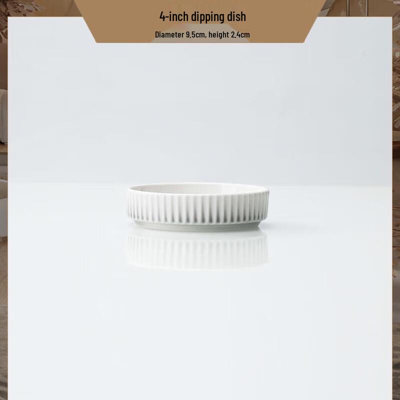 Dandy Grey Ceramic Sauce Dish