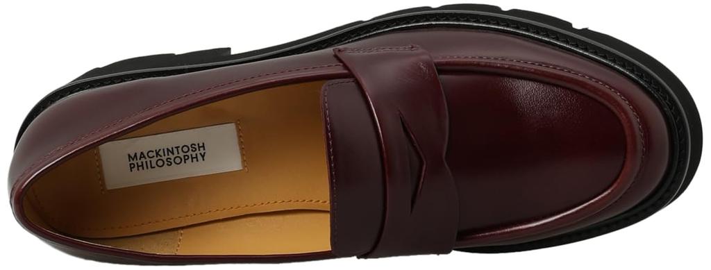 Loafers Track Sole Loafers 6437 DBR Cm E [Macintosh Philosophy] Women's 22.5