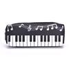 Music Notes Piano Keyboard Pencil Case Pen Bags Large Capacity Stationery Office