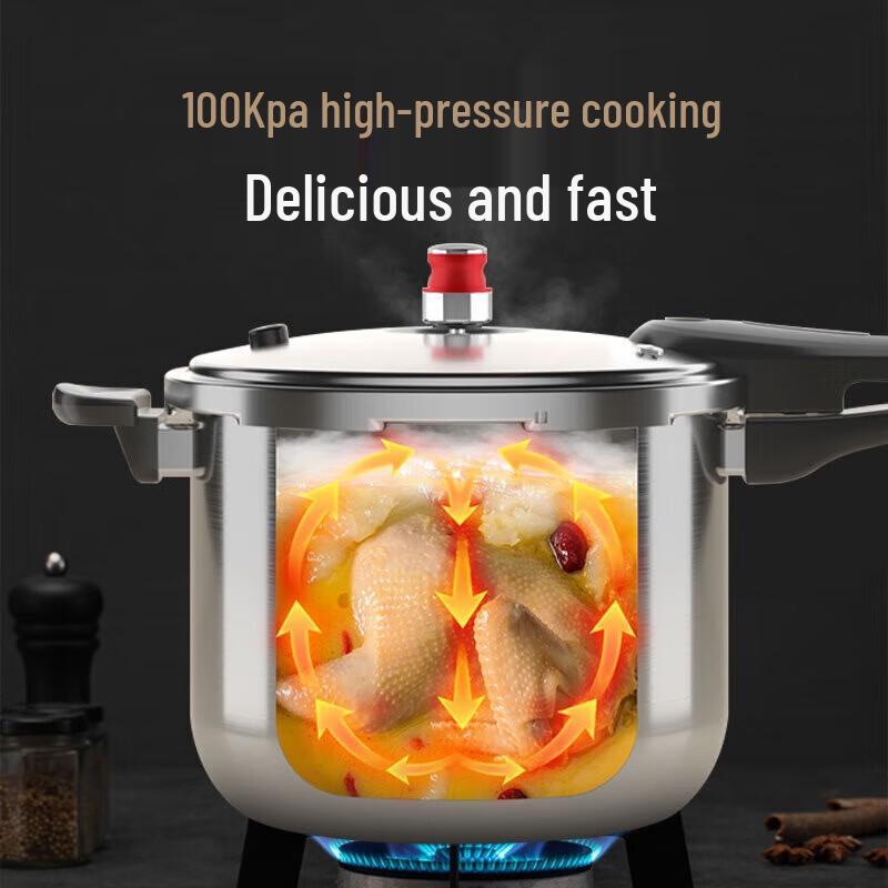 KOBACH 8L 304 Stainless Steel Explosion-Proof Pressure Cooker