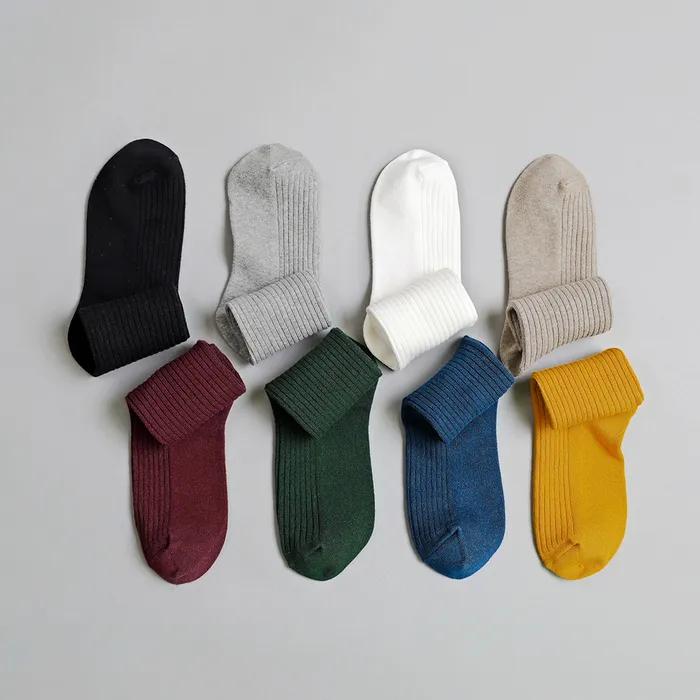 Everyday Thick Washed Design Socks for Women and Men