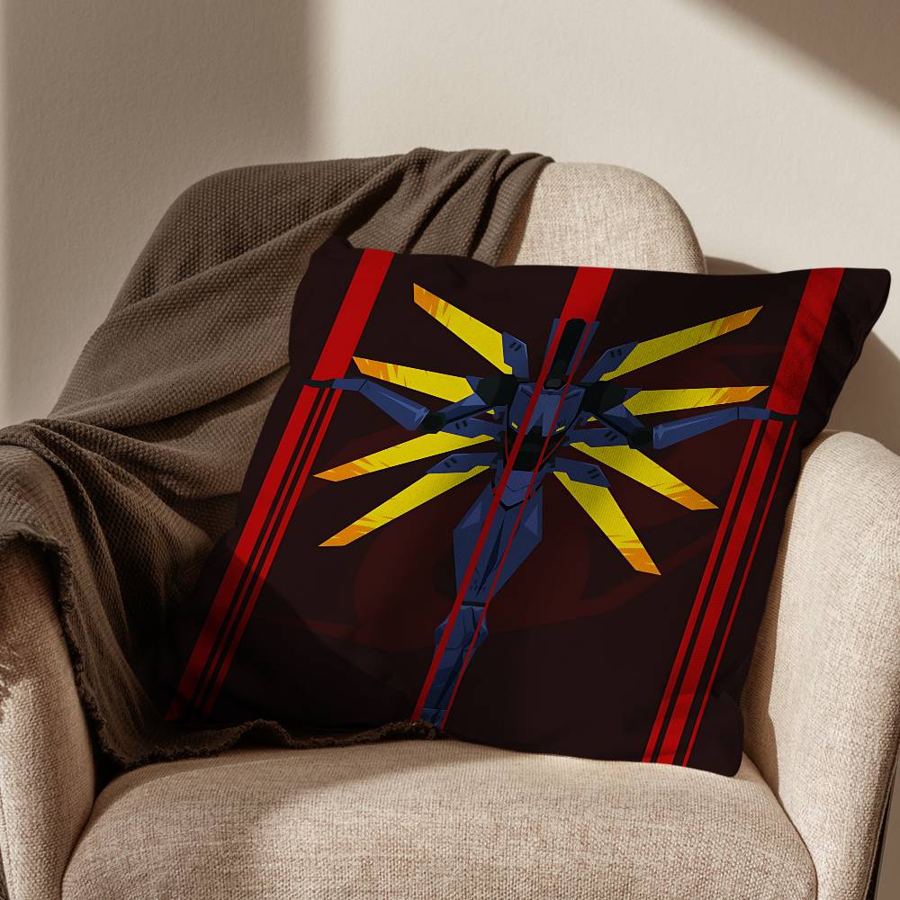 Game ULTRAKILL Layer Fraud Pillow Case Square DoubleSided Printing Short Plush Sofa Cushion Cover Bedroom Bedside Pillow