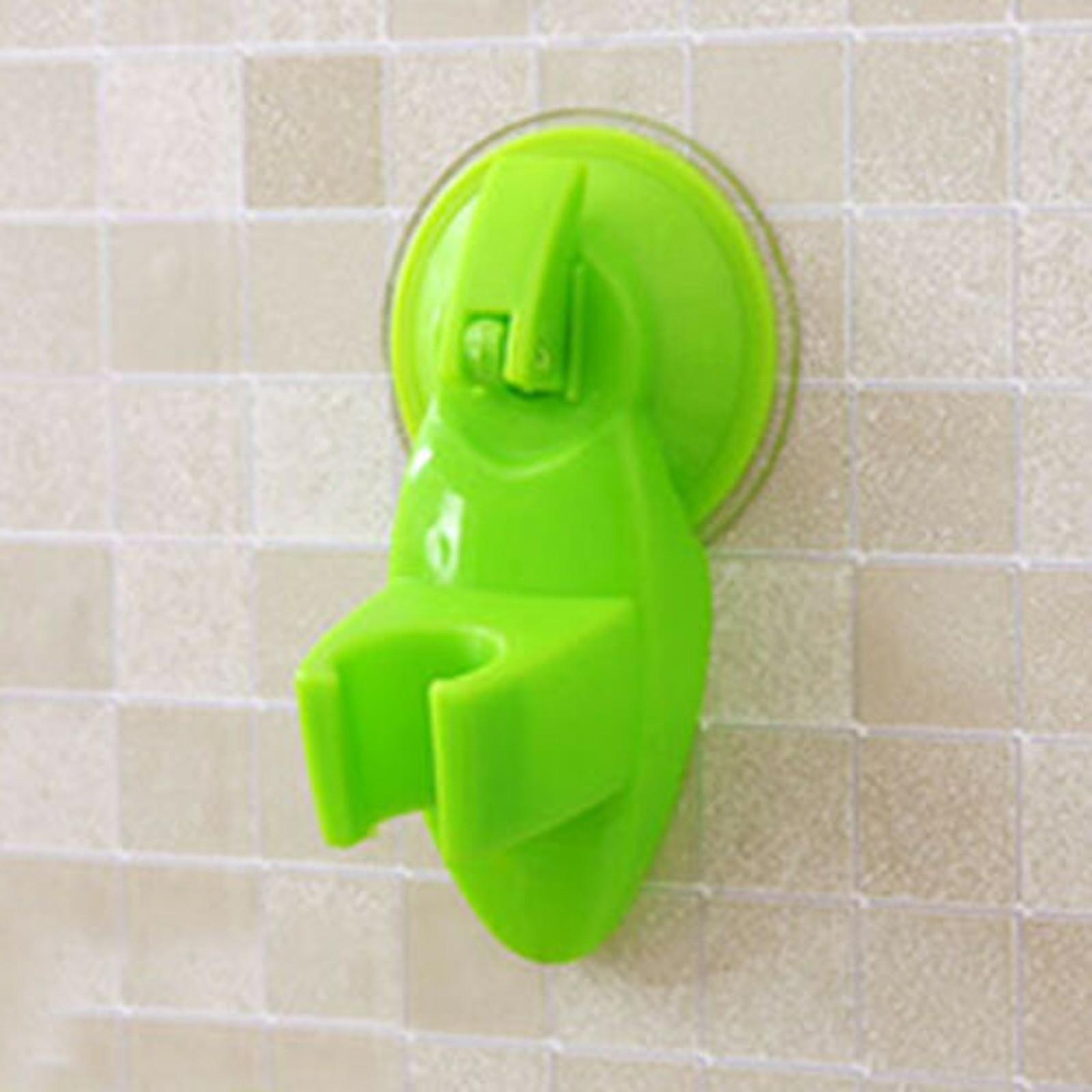 Household Suction Cup Shower Head Shower Head Fixed Seat Shower Bracket зелёный