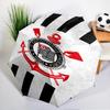 Sport Club Football Crest Printed Automatic Umbrella, 8-Frame for Travel, camping, Casual Umbrella, Essential Gift for  for family and friends