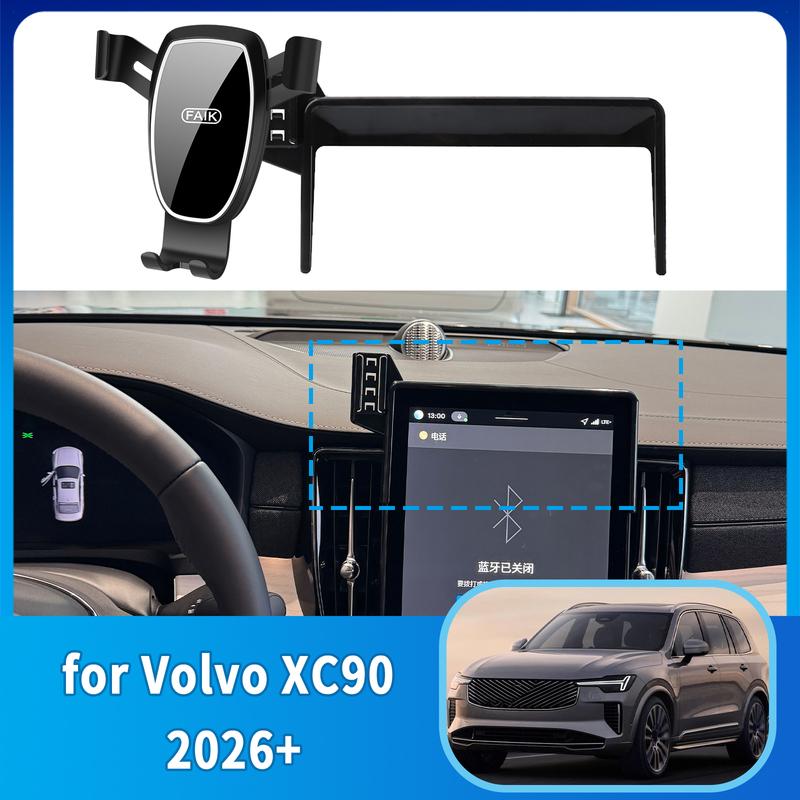 Car Mobile Phone Holder Fit for Volvo XC90 2026+ Navigation Stand Auto GPS Bracket Accessories