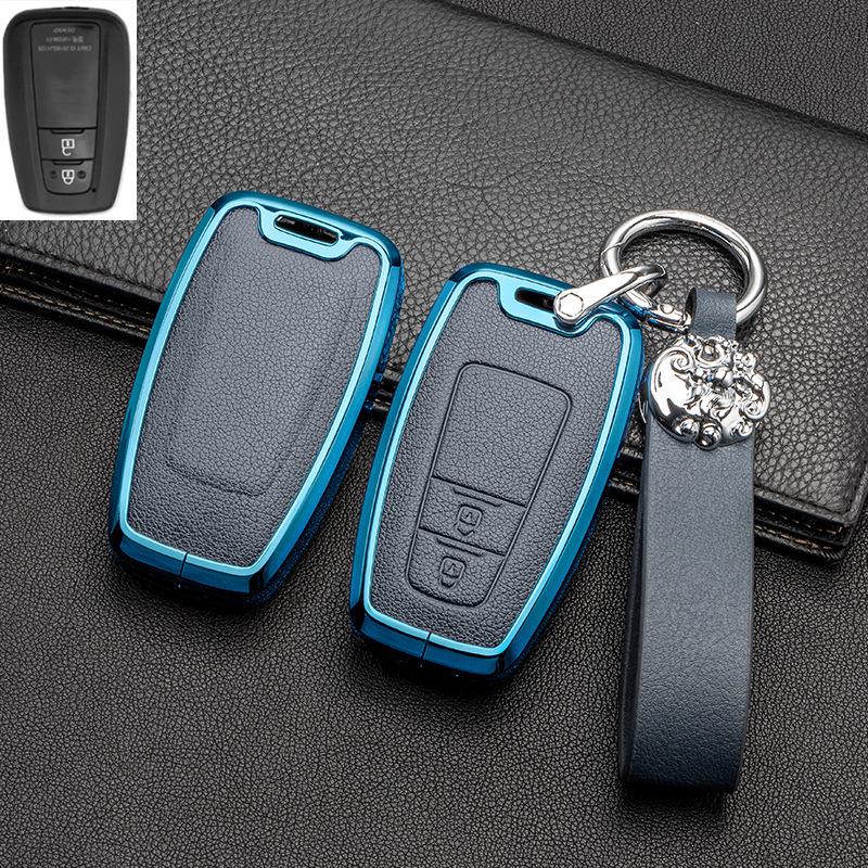 Full-Cover Metal Key Case for Toyota Corolla, RAV4, Rongfang, Wilanda, Levin, Camry