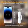 1/2/4PCS LED Induction Lights USB Charging Night Lights 3-color Mode Bedroom Staircase Kitchen Piano Room Bedside Reading Lights