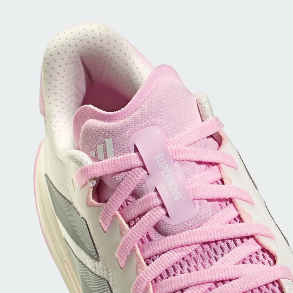 adidas Supernova Prima 2 Running JR4811 Women's Performance Sports Shoes Core White / Silver Metallic / Clear Pink