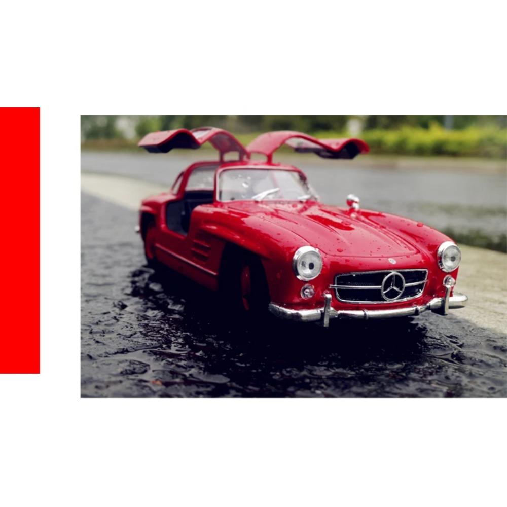 WELLY 1/24 Mercedes-Benz 300SL Alloy Car Diecasts & Toy Vehicles Car Model Miniature Scale Model Car Toy for Children