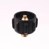 1Pc Qcc1 Propane Refill Adapter With Nut And 1/4" Npt Male Pipe Thread For Tank Bbq,Camping,Outdoor Cooking,Heating