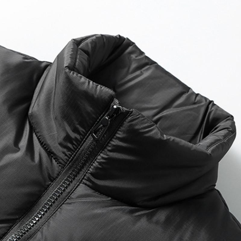 Tamanho grande 8xl Colete grosso masculino Novo casaco quente externo espesso Colete solto casual cor sólida