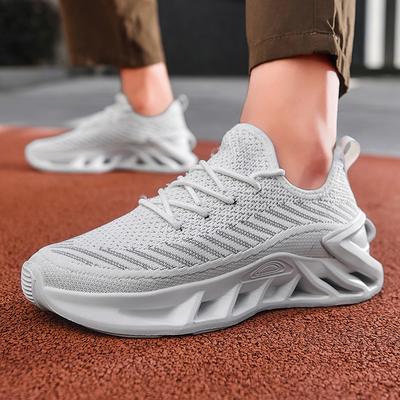 Atmungsaktive Herren Laufschuhe Mesh Freizeitschuhe Damen Herren Sneaker Sommer Walking Schuhe Rutschfeste Gedämpfte Sohle EU 36-45