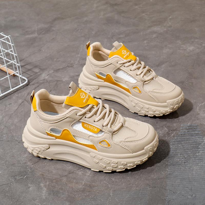 

Woman s Pu Leather Sneakers Hole Shoes Summer Breathable Hollow Casual Shoes Originality Women Sandals Zapatos De Mujer 35