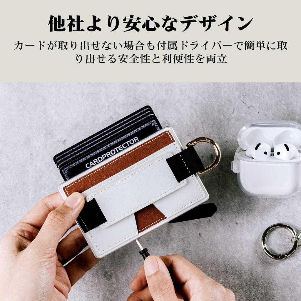 LORZOR MagSafe Card Case, Slim SmartphoneiPhone Case with MagSafe Stand, Smart Wallet, RFID Blocking, Holds 5 Cards, Includes Tag Patch To Prevent