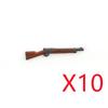 WWI WWII Building Blocks Soldiers Military Accessories Bomb Two-color Gun Mini Brick Weapons Gift Toy AKM Helmet RPG Grenad X026