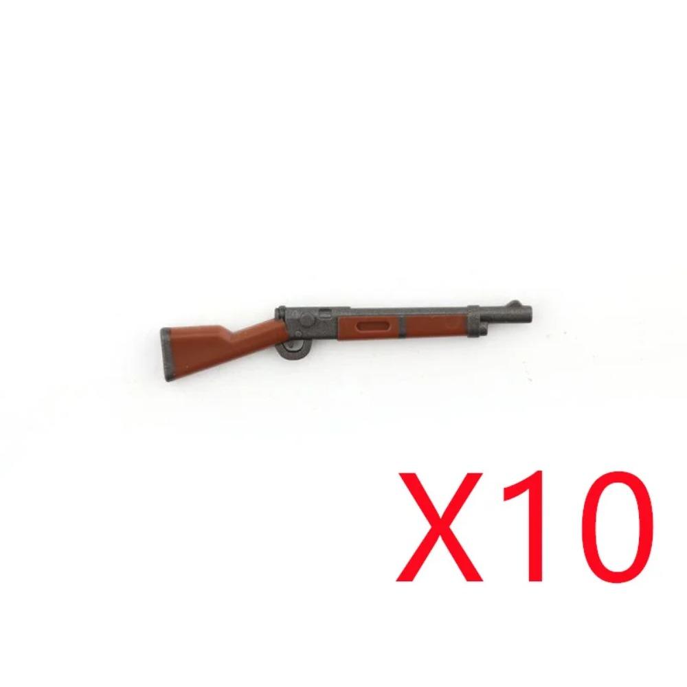 WWI WWII Building Blocks Soldiers Military Accessories Bomb Two-color Gun Mini Brick Weapons Gift Toy AKM Helmet RPG Grenad X026