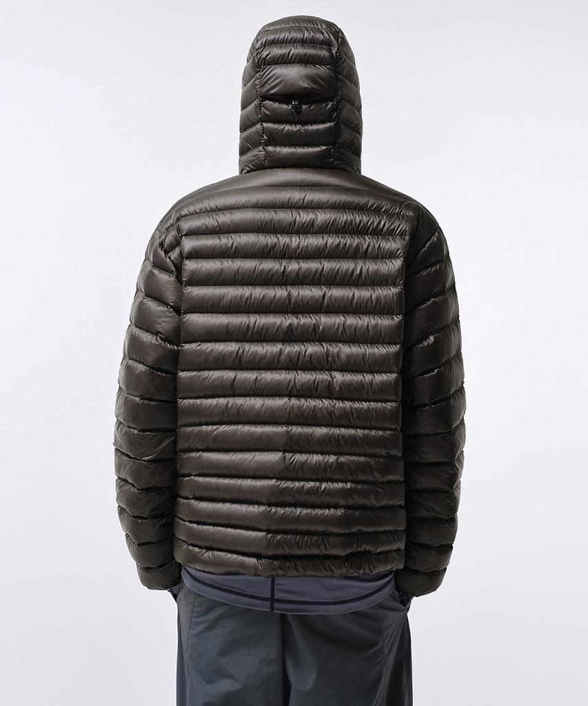 Musinsa Standard [City Leisure] Sheer Ripstop Hooded Light Down Jacket [Mud Grey]
