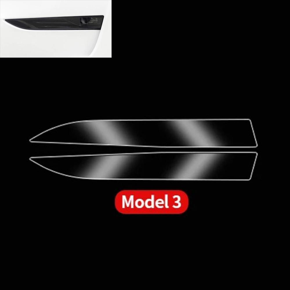TPU Car Headlight Taillight Foglight Protective Film For Tesla Model Y 3 HD Anti-Scratch Lens Cover Durable Anti-Fingerprint