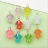 10 Colorful Luminous Resin Mushroom Charms for DIY Jewelry & Accessories