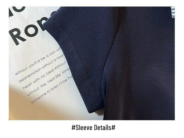 Camiseta de Manga Corta a Cuadros con Solapa para Mujer Talla Grande - Top de Moda Estilo Universitario Adelgazante Verano 2025