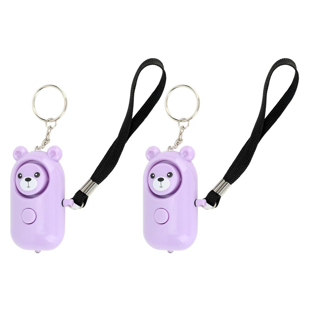2 SZT. Alarm Bezpieczeństwa Styl Misia Alarmy Awaryjne Brelok Urządzenia Ochronne dla Kobiet Dziewcząt Dzieci