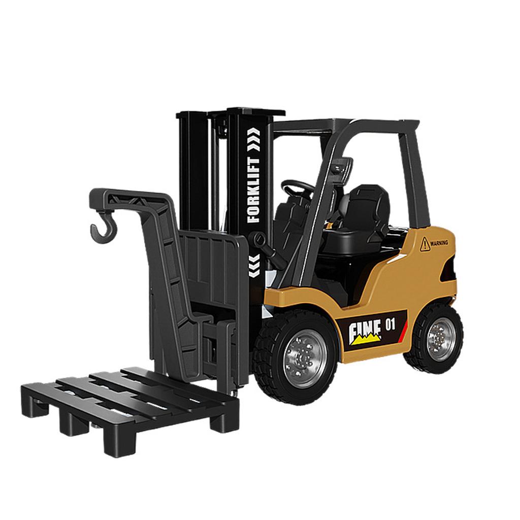 1:64 Scale Mini RC Dump Truck App Remote Control Rechargeable Micro Engineering Vehicle Hobby Collection Gift
