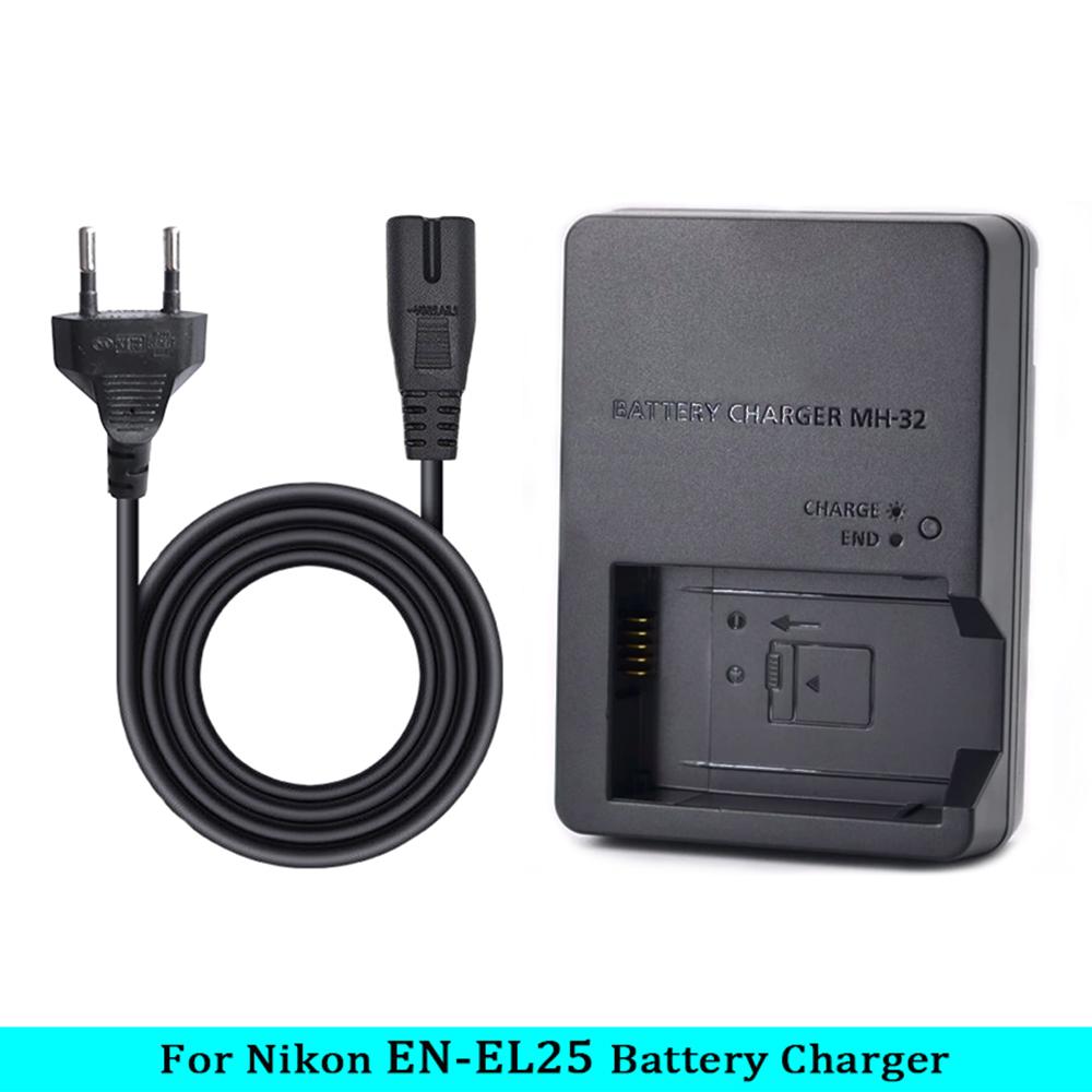 MH-32 MH32 Charger Camera for Nikon EN-EL25 ENEL25 EL25 Battery Nikon Z50 ZFC Z30 Z50II Micro Single Camera EU