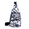 Chest Bag Women's Fashionable Small Backpack Large Capacity Versatile Shoulder Bag Portable Travel Chest Crossbody Bag Multi-layer Printed Armpit Bag