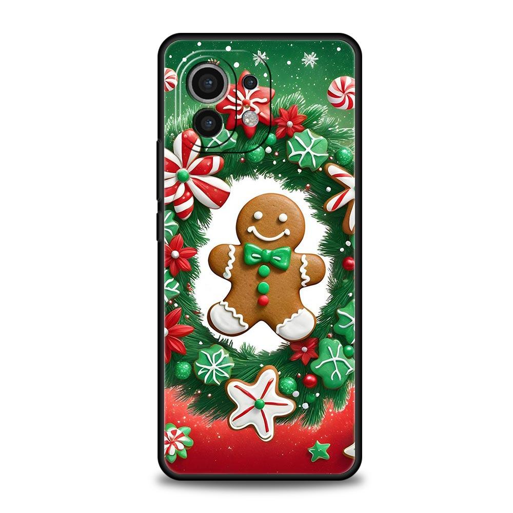 New Year Christmas Phone Case Cover for Xiaomi Mi 17 15 14 13 12 11 Ultra 15T 14T 13T 12T 11T Pro Lite 5G Soft TPU Shell Fundas