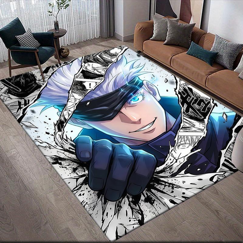 

Jujutsu Kaisen Gojo Series Anti-Slip Rug, Rectangular Carpet for Living Room, Game Room & Sofa Area 60x90cm