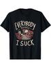 Spooky Vampire Everybody Thinks I Suck Funny Dracula Pun T-Shirt