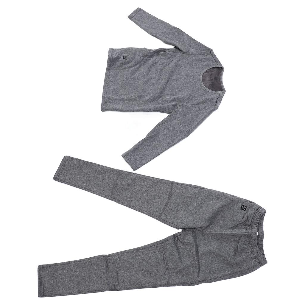 5V Elektrisch Beheiztes Thermounterwäsche-Set 3 Stufen Winter Outdoor-Sportarten Beheiztes Hemd Hose für