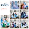 Prinzessin Elsa Flanelldecke Weich und Gemütlich Cartoon-Druckdecke Für Kinder Größe 150*200